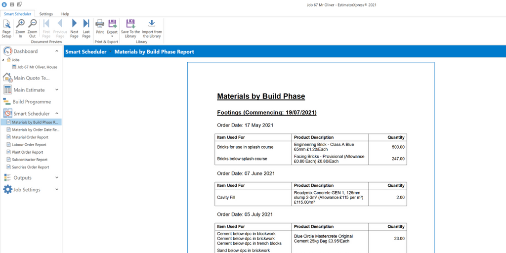 EstimatorXpress Smart Scheduler Bonus Pack Outright Purchase